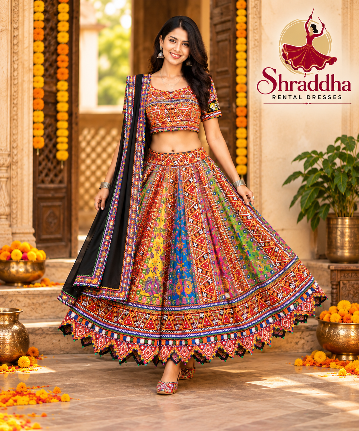 Rang Tarang Multicolor Navratri Chaniya Choli